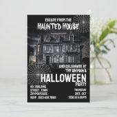 Thema van het spookhuis, Escape Room, Halloween Pa Kaart (Staand voorkant)