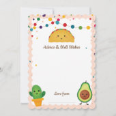 Thema van Taco Fiesta Advice & Well wil baby I Kaart (Voorkant)