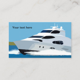 Thema varen en vissen visitekaartje