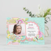 thema  verjaardag kaart (Staand voorkant)