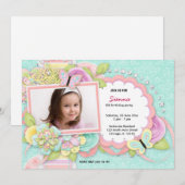 thema  verjaardag kaart (Voorkant / Achterkant)