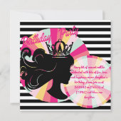 thema verjaardagsfeestje uitnodiging (Voorkant)