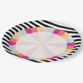 thema verjaardagspapier borden papieren bordje (Gekanteld)