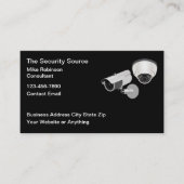 Thema-Visitekaartjes voor beveiligingsbewaking Visitekaartje (Voorkant)