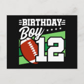 Thema voetbalfeestje voor 12-jarigen Verjaardag jo Briefkaart (Voorkant)