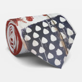 Thema voor Amerikaanse vlag patriottische gitaarmu Stropdas (Opgerold)