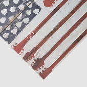 Thema voor Amerikaanse vlag patriottische gitaarmu Tissuepapier (Detail)