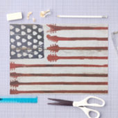 Thema voor Amerikaanse vlag patriottische gitaarmu Tissuepapier (Craft)