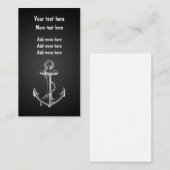 Thema voor anker voor zakelijk gebruik visitekaartje (Voorkant / Achterkant)