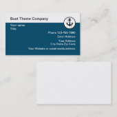 Thema voor autisch botthema visitekaartje (Voorkant / Achterkant)