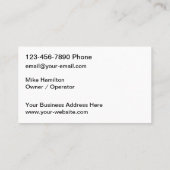 Thema voor dakbedekking en gootstenen visitekaartje (Achterkant)