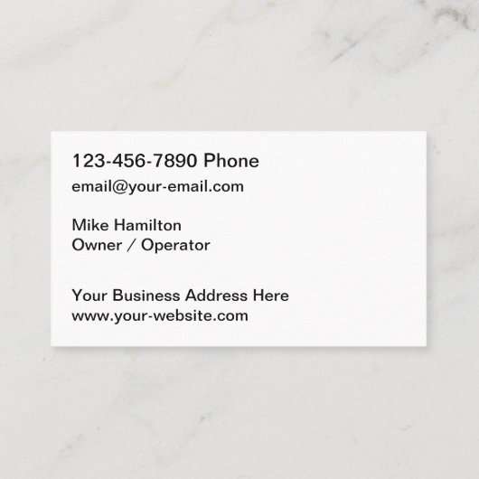 Thema voor dakbedekking en gootstenen visitekaartje (Achterkant)