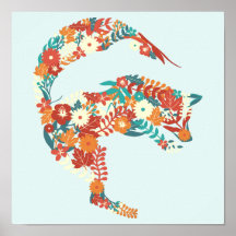 Thema voor de Natuur van wilde dieren in kunstbloe
