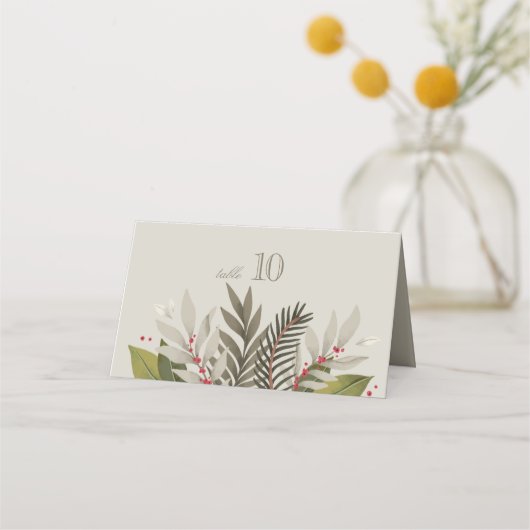 Thema voor gemuteerde botanische stoffen | Tan| We Plaatskaartje (Achterkant)