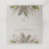 Thema voor gemuteerde botanische stoffen | Tan| We Plaatskaartje (Buitenkant ongevouwen)