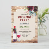 Thema voor groene wijn met vuursteentje kaart (Staand voorkant)