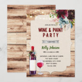 Thema voor groene wijn met vuursteentje kaart (Voorkant / Achterkant)