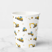 Thema voor kabelpartijenbevoorrading bouwvuilopleg papieren bekers (Links)