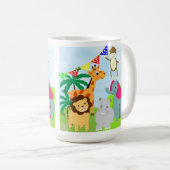 Thema voor Kinder Oerwouden Koffiemok (Voorkant rechts)