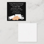 Thema voor koel- en verplaatsing en opslag vierkante visitekaartje (Voorkant / Achterkant)