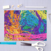 Thema voor kruising met Garens en breiwerk Tissuepapier (Craft)