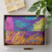 Thema voor kruising met Garens en breiwerk Tissuepapier (Geschenk)