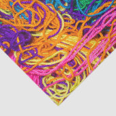 Thema voor kruising met Garens en breiwerk Tissuepapier (Detail)