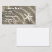 Thema voor kustonroerend goed visitekaartje (Voorkant / Achterkant)