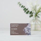 Thema voor kustonroerend goed visitekaartje (Staand voorkant)