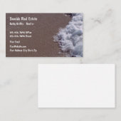 Thema voor kustonroerend goed visitekaartje (Voorkant / Achterkant)