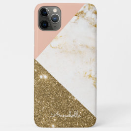 Thema voor roze en goudmarmer Case-Mate iPhone case
