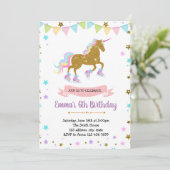 Thema voor schaats met eenhoornijs kaart (Staand voorkant)