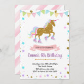 Thema voor schaats met eenhoornijs kaart (Voorkant / Achterkant)