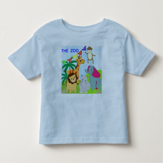 Thema voor snelle dierentuin kinder shirts (Voorkant)