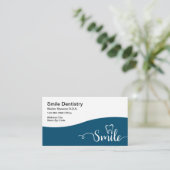 Thema voor tandheelkundige Benoeming Visitekaartje (Staand voorkant)