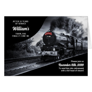 Thema voor treinen van treinen van aftredende part