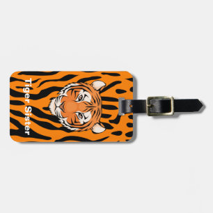 Thema voor tweezijdig bagagelabel "tijger zuster"