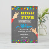 Thema voor vijfjarige verjaardag kaart (Staand voorkant)