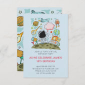 Thema voor virtuele feestdag kaart (Voorkant / Achterkant)