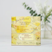 Thema voor weddenschapsbestemmingen kaart (Staand voorkant)