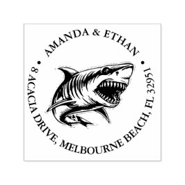 Thema voor witte haai  zelfinktende stempel