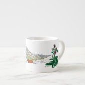 Thema voor Zuid-Italië Espresso Cup Kop (Voorkant rechts)