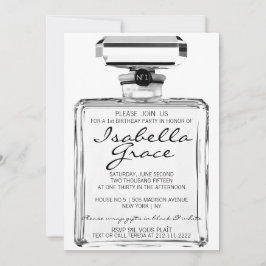 Thema voor zwarte en witte Mode 1ST Birthday Party Kaart