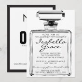 Thema voor zwarte en witte Mode 1ST Birthday Party Kaart (Voorkant / Achterkant)