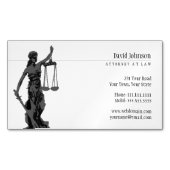 Thema | Wettelijke Kantoor Magnetisch Visitekaartje (Voorkant)