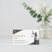 Thema | Wettelijke Kantoor Visitekaartje (Staand voorkant)