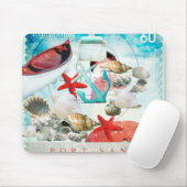 Thema zeehondenvarken Anchor Starfish Beach Muismat (Met muis)
