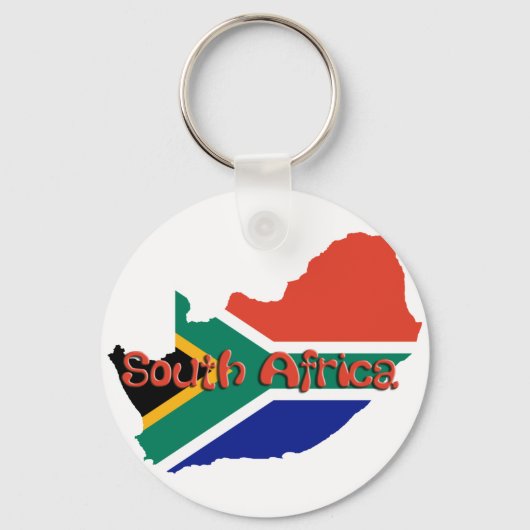 Thema Zuid-Afrika Sleutelhanger (Voorkant)