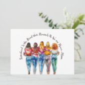 Thema: Zusterlijke band  Kaart (Staand voorkant)