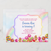 themagedag snoep Kandyland Kaart (Voorkant / Achterkant)